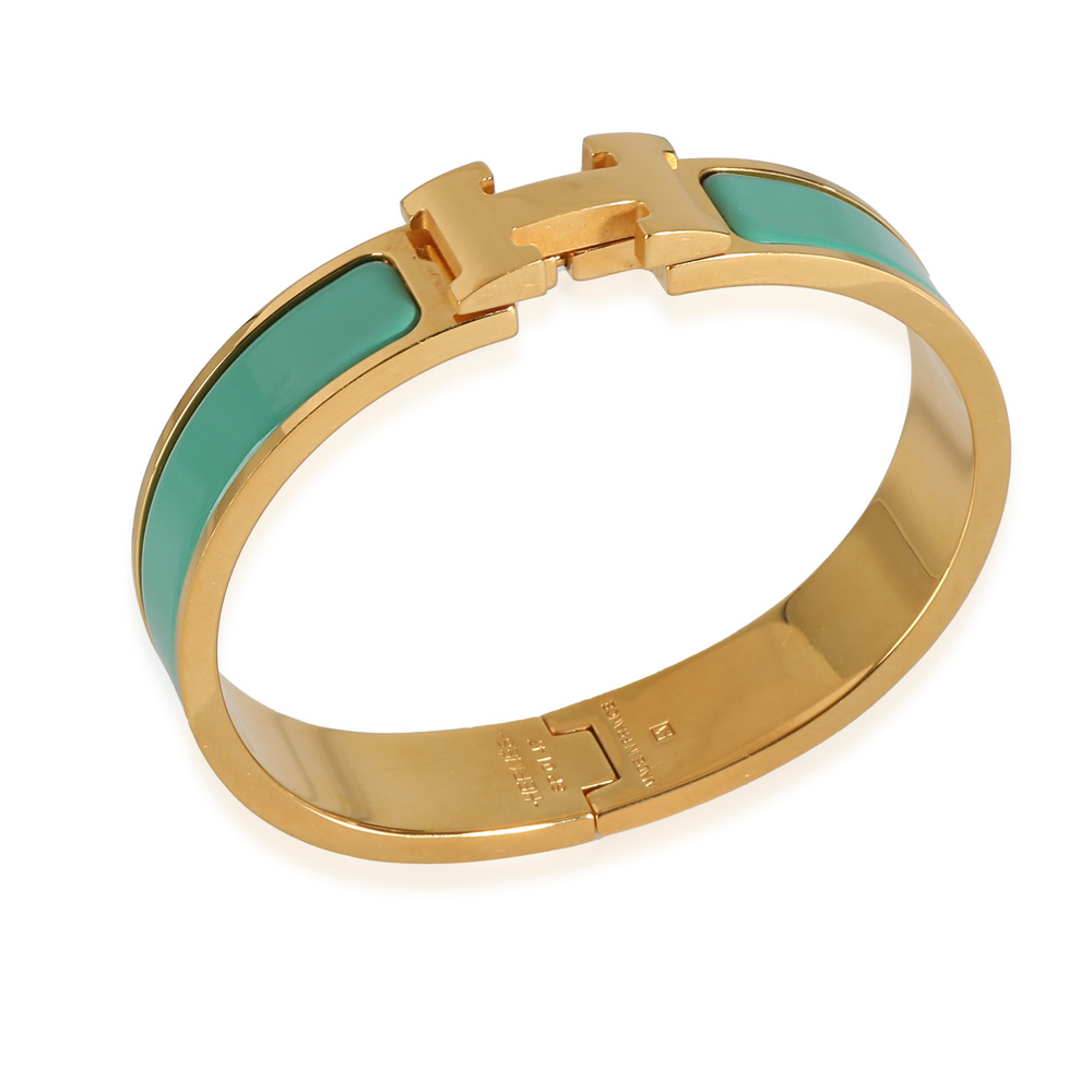 HERMES Clic H Bracelet in Gold Plated - Picture 2 of 7